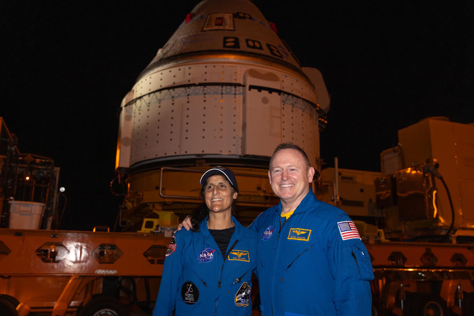 The CFT astronauts will board Starliner after Atlas V is readied. Photo by NASA